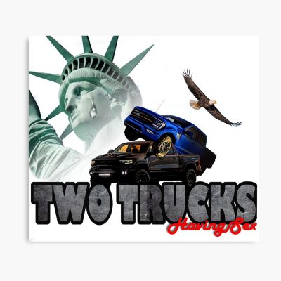 Two Trucks Poster Official Lemon Demon Merch