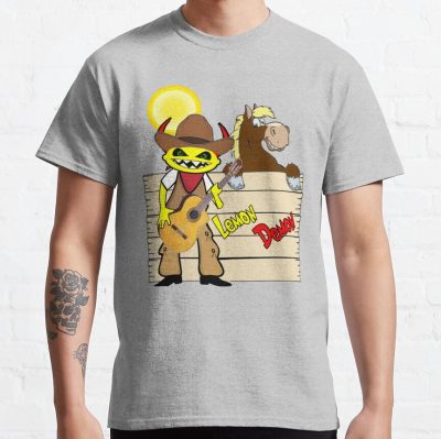 Lemon Demon Cowboy (Deep Down He Loves His Country Music) T-Shirt Official Lemon Demon Merch