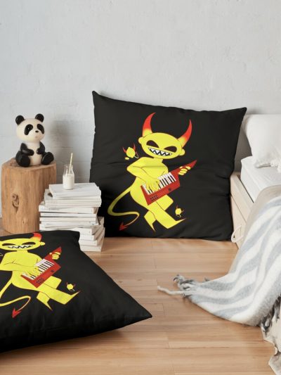 Lemon Demon Throw Pillow Official Lemon Demon Merch