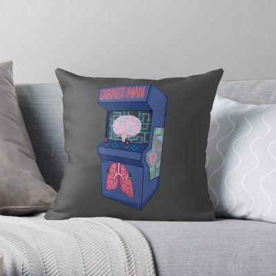 Cabinet Man Throw Pillow Official Lemon Demon Merch