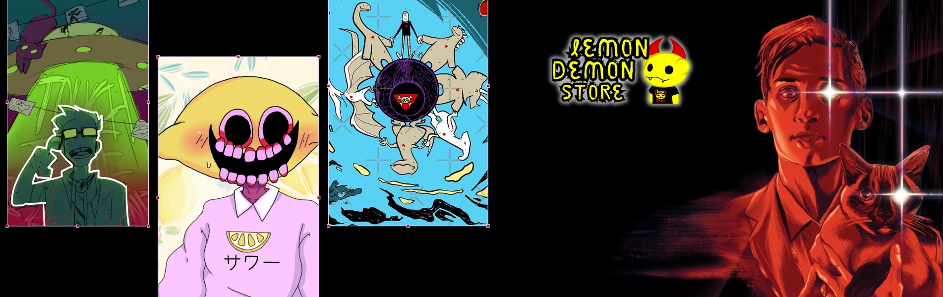 Lemon Demon Store Banner - Lemon Demon Store